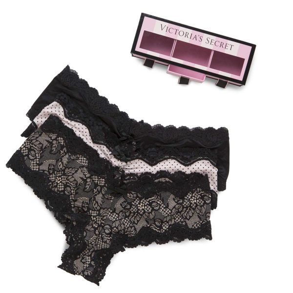Victoria’s Secret Cheeky Panties No Show Box of 3 – Large